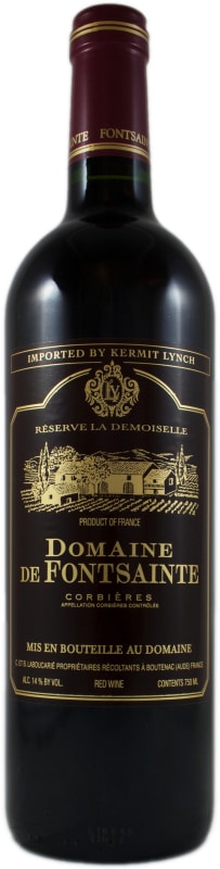 Domaine de Fontsainte Corbieres Reserve La Demoiselle 2016 Front Bottle Shot