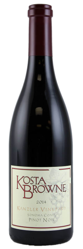 Kosta Browne Kanzler Vineyard Pinot Noir 2014 Front Bottle Shot