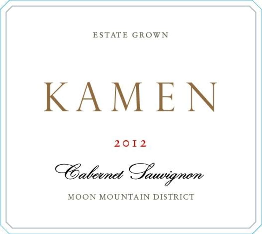 Kamen Estate Kashmir Cabernet Sauvignon 2012 Front Label