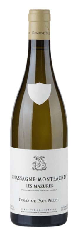 Domaine Paul Pillot Chassagne-Montrachet Les Mazures 2021 Front Bottle Shot