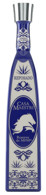 Casa Maestri Reserva Reposado Tequila Front Bottle Shot