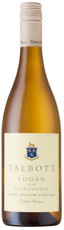 Talbott Logan Chardonnay 2016 Front Bottle Shot