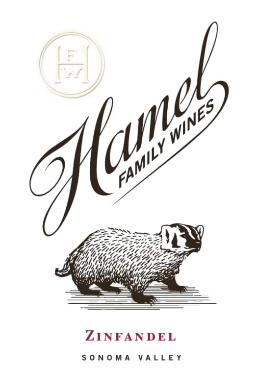 Hamel Estate Zinfandel 2015 Front Label