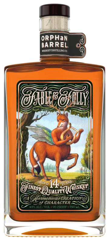 Orphan Barrel 14 Year Fable & Folly Kentucky Whiskey Front Bottle Shot