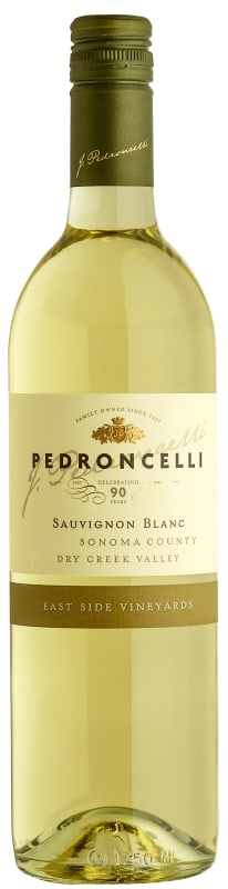 Pedroncelli East Side Vineyard Sauvignon Blanc 2018 Front Bottle Shot
