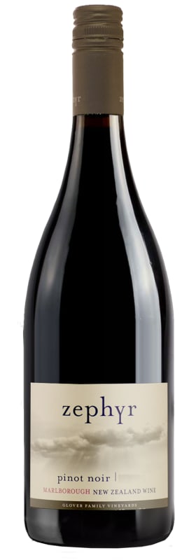 Zephyr Pinot Noir 2017 Front Bottle Shot