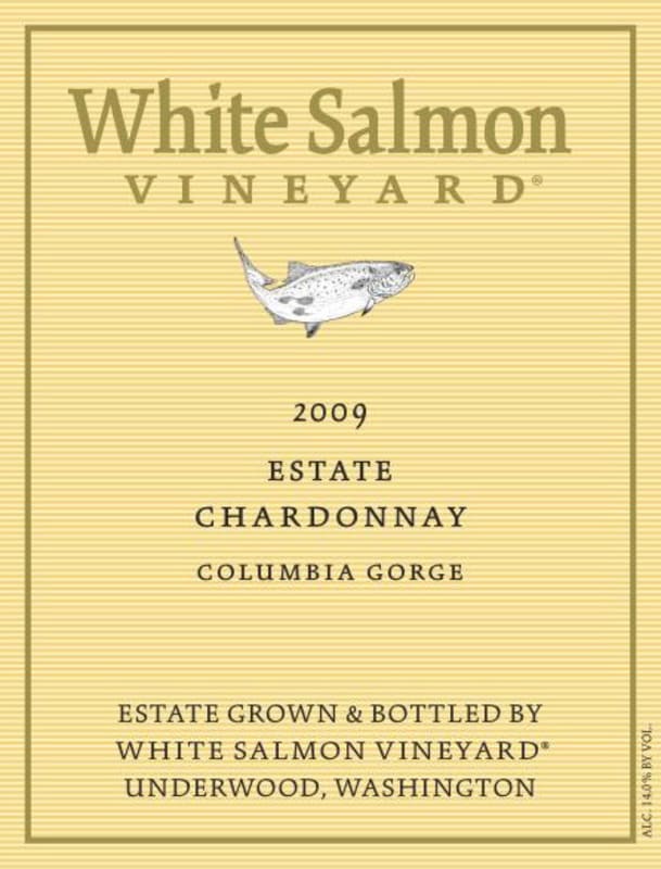 White Salmon Vineyard Estate Chardonnay 2009 Front Label