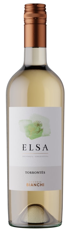 Elsa Bianchi Torrontes 2023 Front Bottle Shot