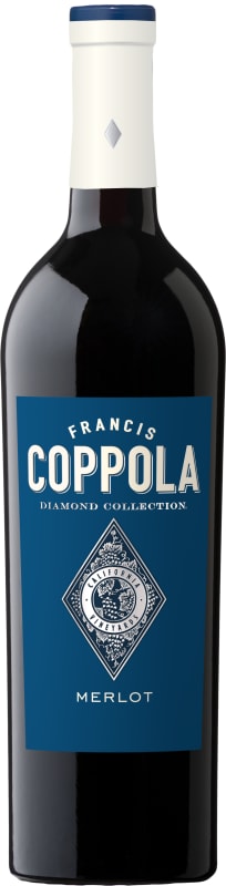 Francis Ford Coppola Diamond Collection Merlot 2021 Front Bottle Shot
