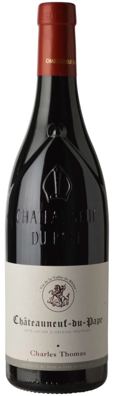 Charles Thomas Cotes-Du-Rhone Rose 2017 Front Bottle Shot