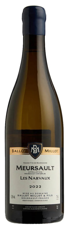 Ballot-Millot Meursault Narvaux 2022 Front Bottle Shot