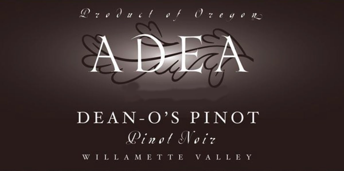 ADEA Dean-o's Pinot Noir 2005 Front Label