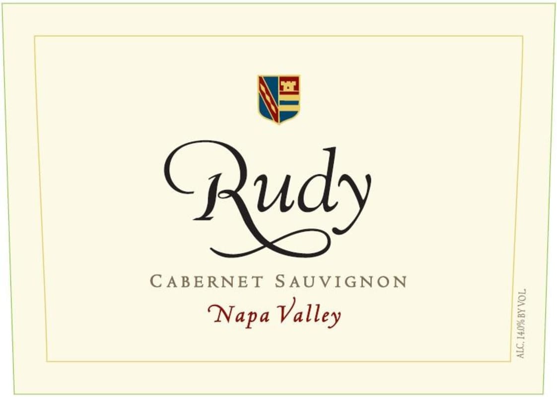Rudy North Coast Cabernet Sauvignon 2013 Front Label