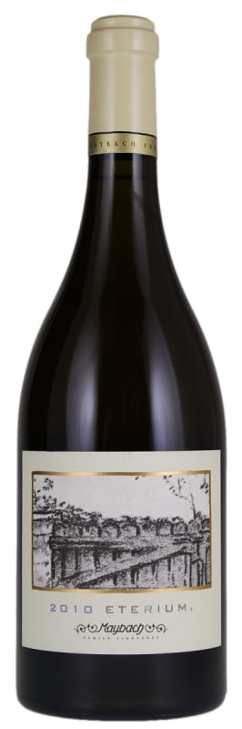 Maybach Family Vineyards Eterium Chardonnay 2010 Front Bottle Shot