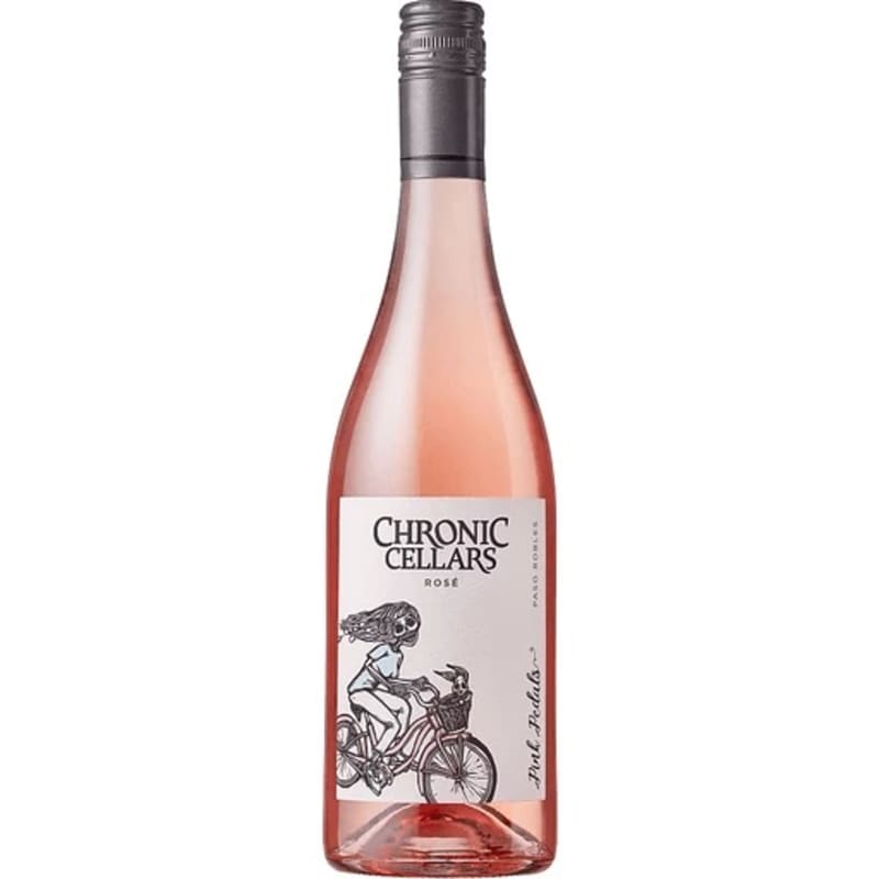 Chronic Cellars Pink Pedals Rose 2022 Front Bottle Shot