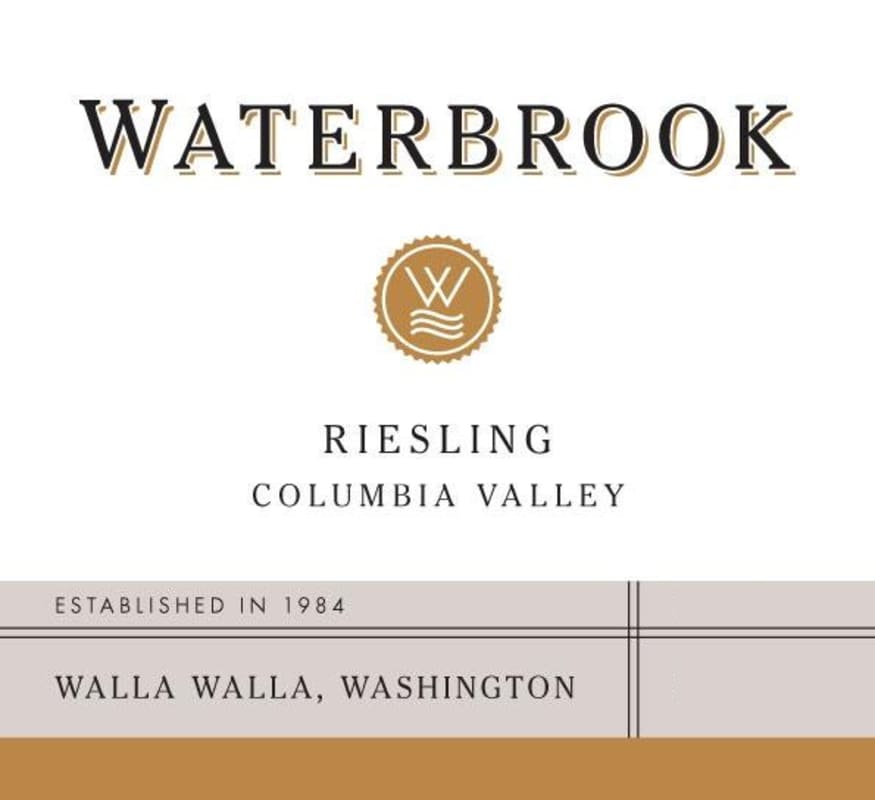 Waterbrook Riesling 2015 Front Label