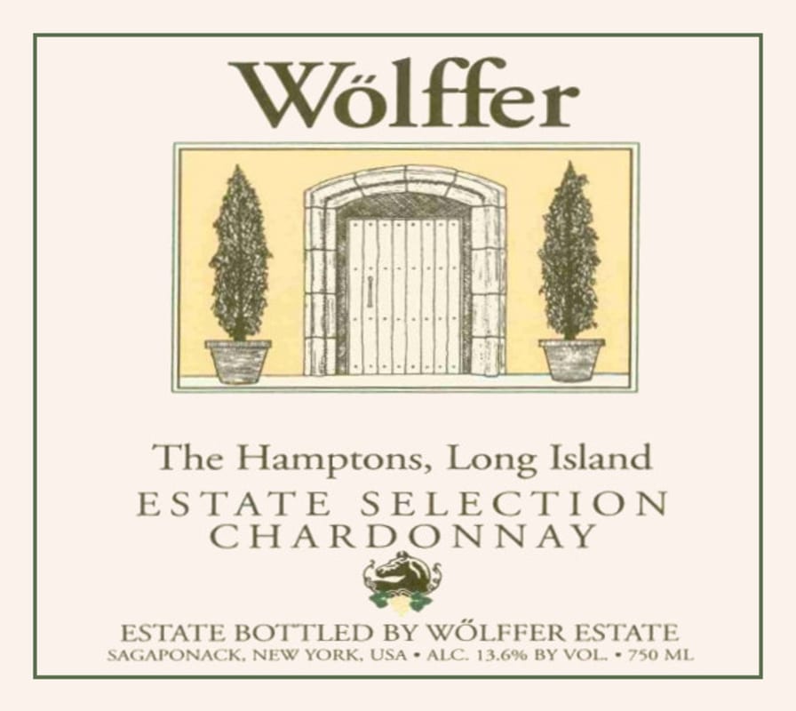 Wolffer Estate Selection Chardonnay 2001 Front Label