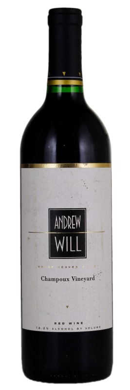 Andrew Will Winery Champoux Vineyard Cabernet Sauvignon 2017 Front Bottle Shot