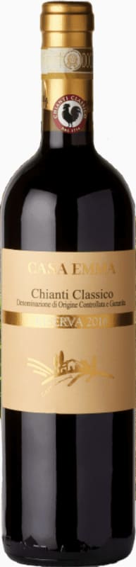 Casa Emma Chianti Classico Riserva 2016 Front Bottle Shot