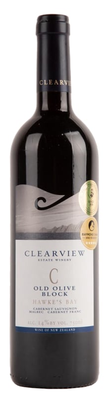 Clearview Estate Winery Old Olive Block 2015 Front Bottle Shot
