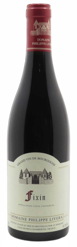 Philippe Livera Fixin 2020 Front Bottle Shot