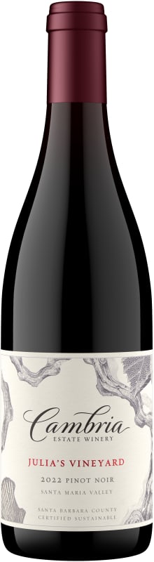 Cambria Julia's Vineyard Pinot Noir 2022 Front Bottle Shot