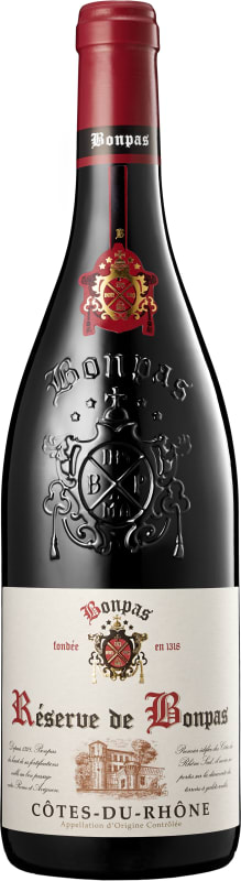 Bonpas Cotes-du-Rhone 2019 Front Bottle Shot