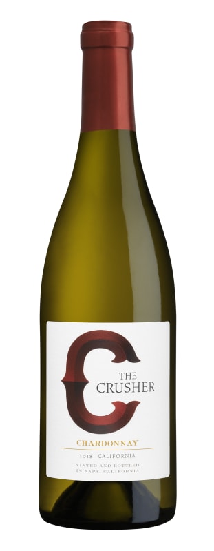 The Crusher Chardonnay 2018 Front Bottle Shot