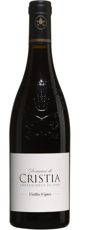 Domaine de Cristia Chateauneuf-du-Pape Vieilles Vignes 2022 Front Bottle Shot