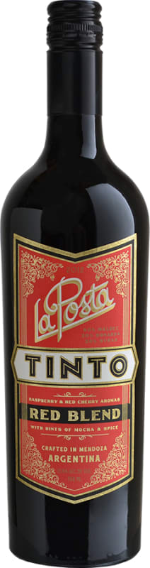 La Posta Tinto Red Blend 2016 Front Bottle Shot