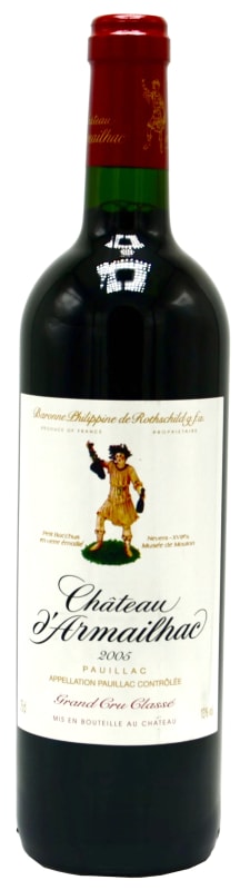 Chateau d'Armailhac 2005 Front Bottle Shot