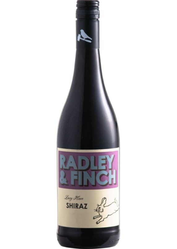 Radley & Finch Lazy Hare Shiraz 2021 Front Bottle Shot