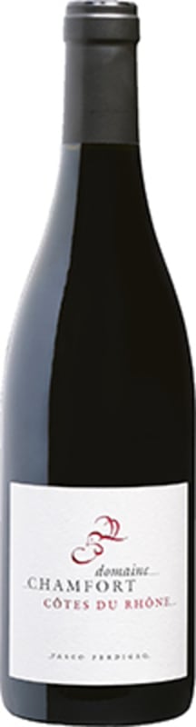 Domaine Chamfort Cotes du Rhone 2014 Front Bottle Shot