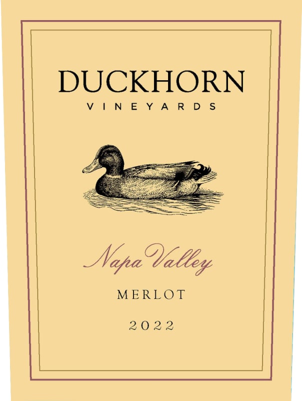 Duckhorn Napa Valley Merlot (3 Liter Bottle) 2022 Front Label
