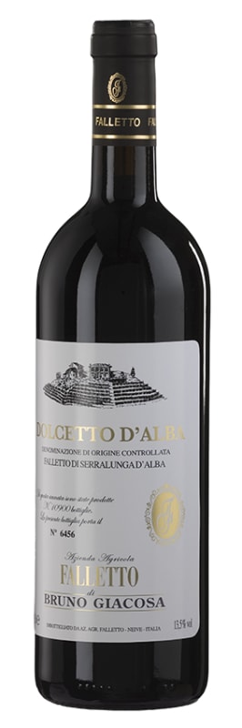 Bruno Giacosa Falletto Dolcetto d'Alba 2017 Front Bottle Shot