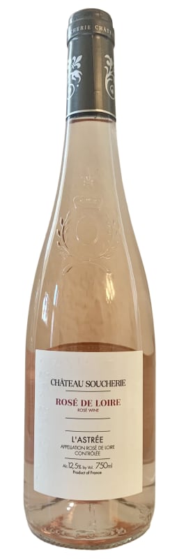 Chateau Soucherie L'Astree Rose de Loire 2022 Front Bottle Shot