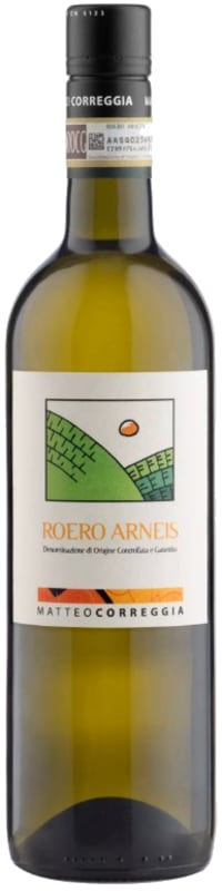 Matteo Correggia Roero Arneis 2020 Front Bottle Shot