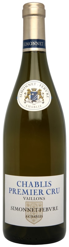 Simonnet-Febvre Chablis Vaillons Premier Cru 2016 Front Bottle Shot