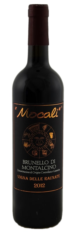 Mocali Brunello di Montalcino Vigna delle Raunate 2012 Front Bottle Shot