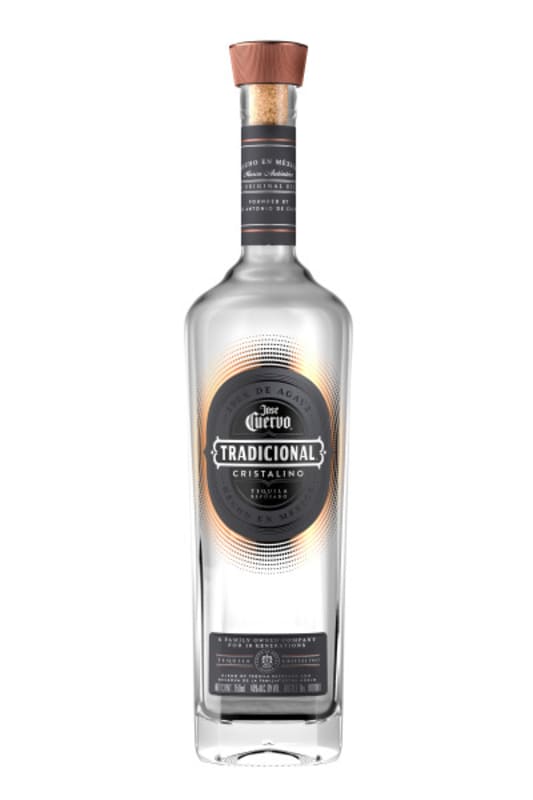 Jose Cuervo Tradicional Cristalino Tequila Front Bottle Shot
