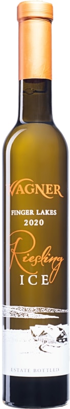 Wagner Vineyards Ice Riesling (375ML half-bottle) 2020 Front Bottle Shot