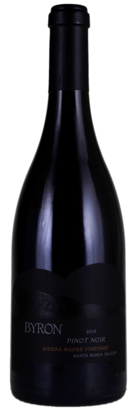 Byron Sierra Madre Pinot Noir 2013 Front Bottle Shot