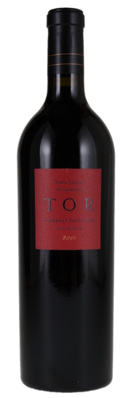 TOR Rutherford Clone 4 Cabernet Sauvignon 2001 Front Bottle Shot