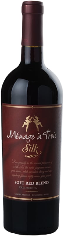 Menage a Trois Silk Soft Red Blend 2018 Front Bottle Shot