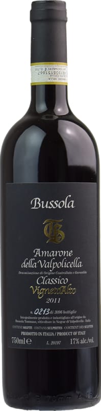 Bussola TB Vigneto Alto Amarone della Valpolicella Classico 2011 Front Bottle Shot