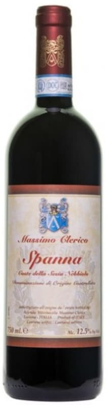 Massimo Clerico Coste della Sesia Spanna Nebbiolo 2018 Front Bottle Shot