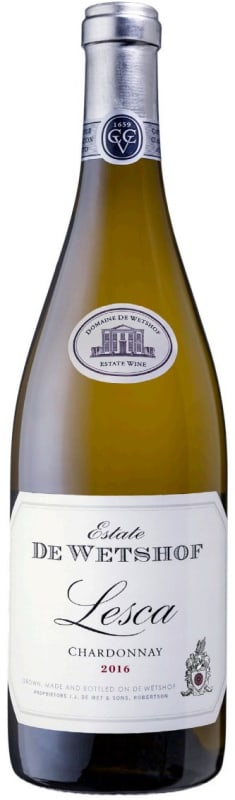 De Wetshof Lesca Chardonnay 2016 Front Bottle Shot