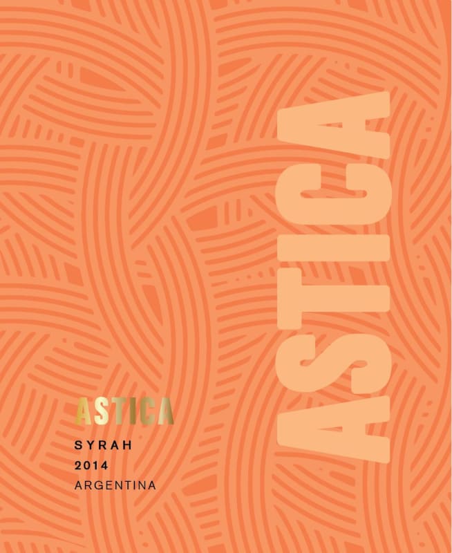 Trapiche Astica Syrah 2014 Front Label