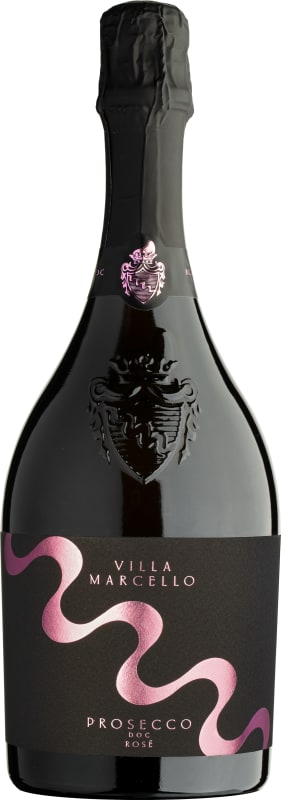 Villa Marcello Prosecco Brut Rose 2023 Front Bottle Shot
