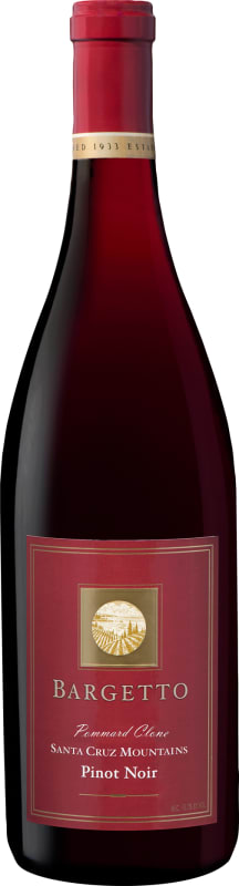 Bargetto Pommard Clone Pinot Noir 2017 Front Bottle Shot